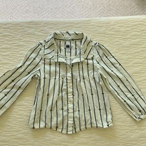 Janie and jack country side horse blouse 2T